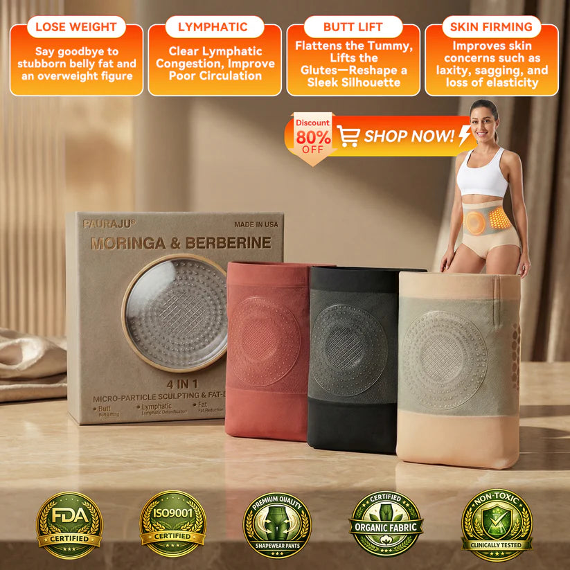 PAURAJU® Micro-Particle Sculpting & Fat-Burn Shorts