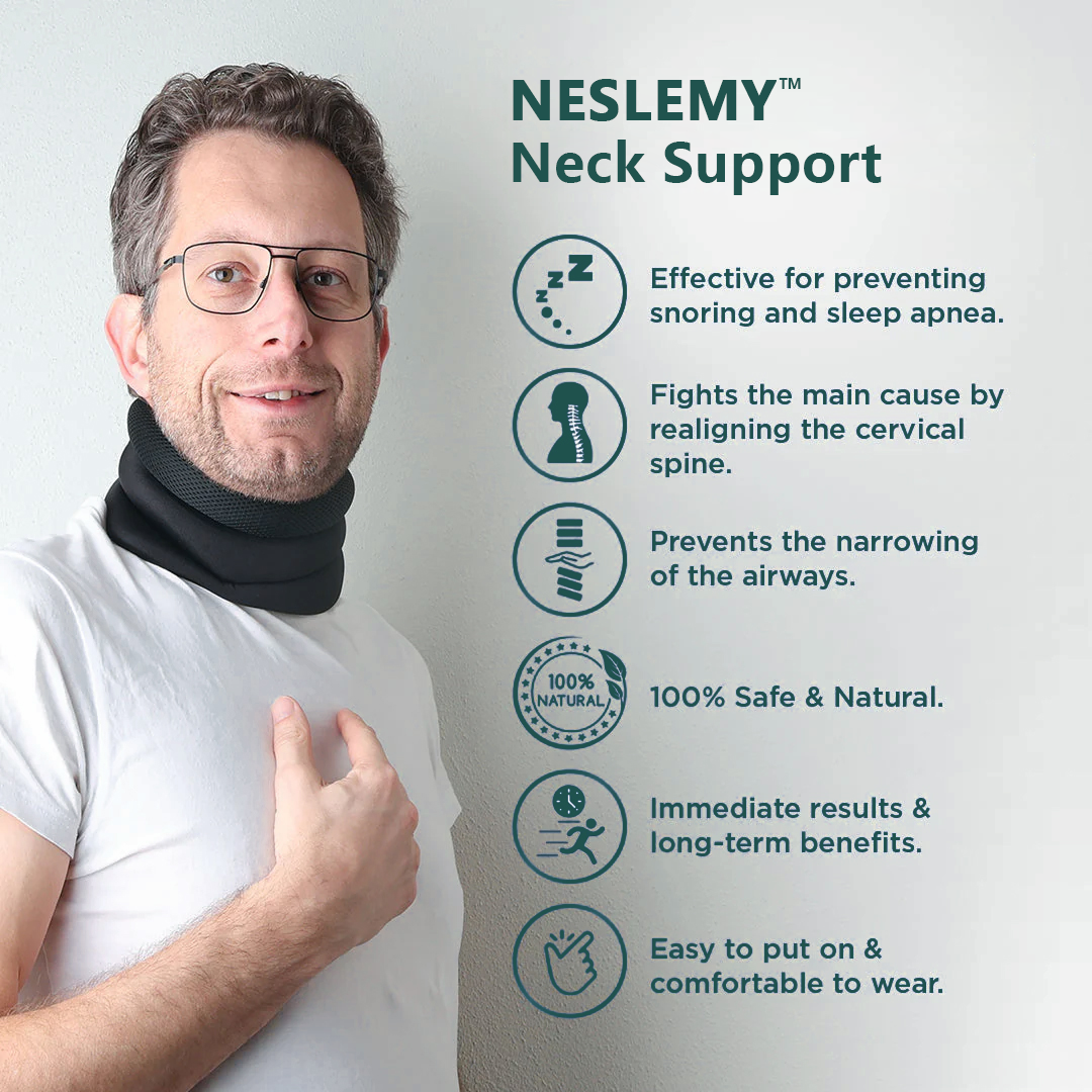 3-Level Anti-Snoring Neck Support Collar