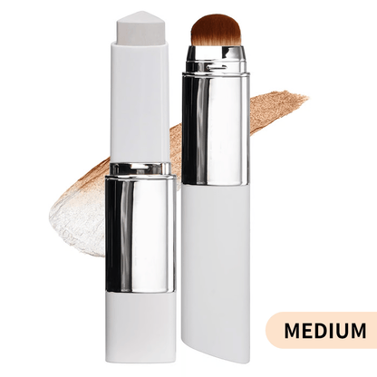 🔥LAST DAY 60% OFF-Color-Changing Foundation Stick with Collagen Capsules - Dual-Ended with Detachable Brush