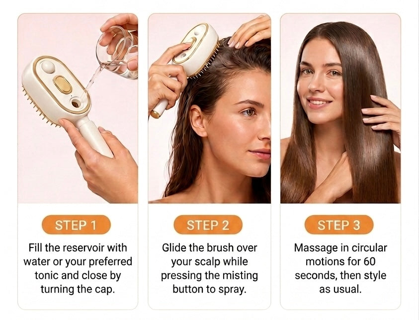 Anti-Tangle & Anti-Frizz Brush
