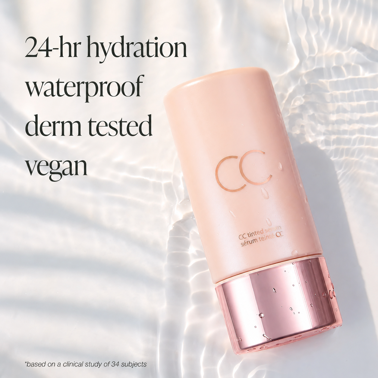 CC color-correcting tinted serum