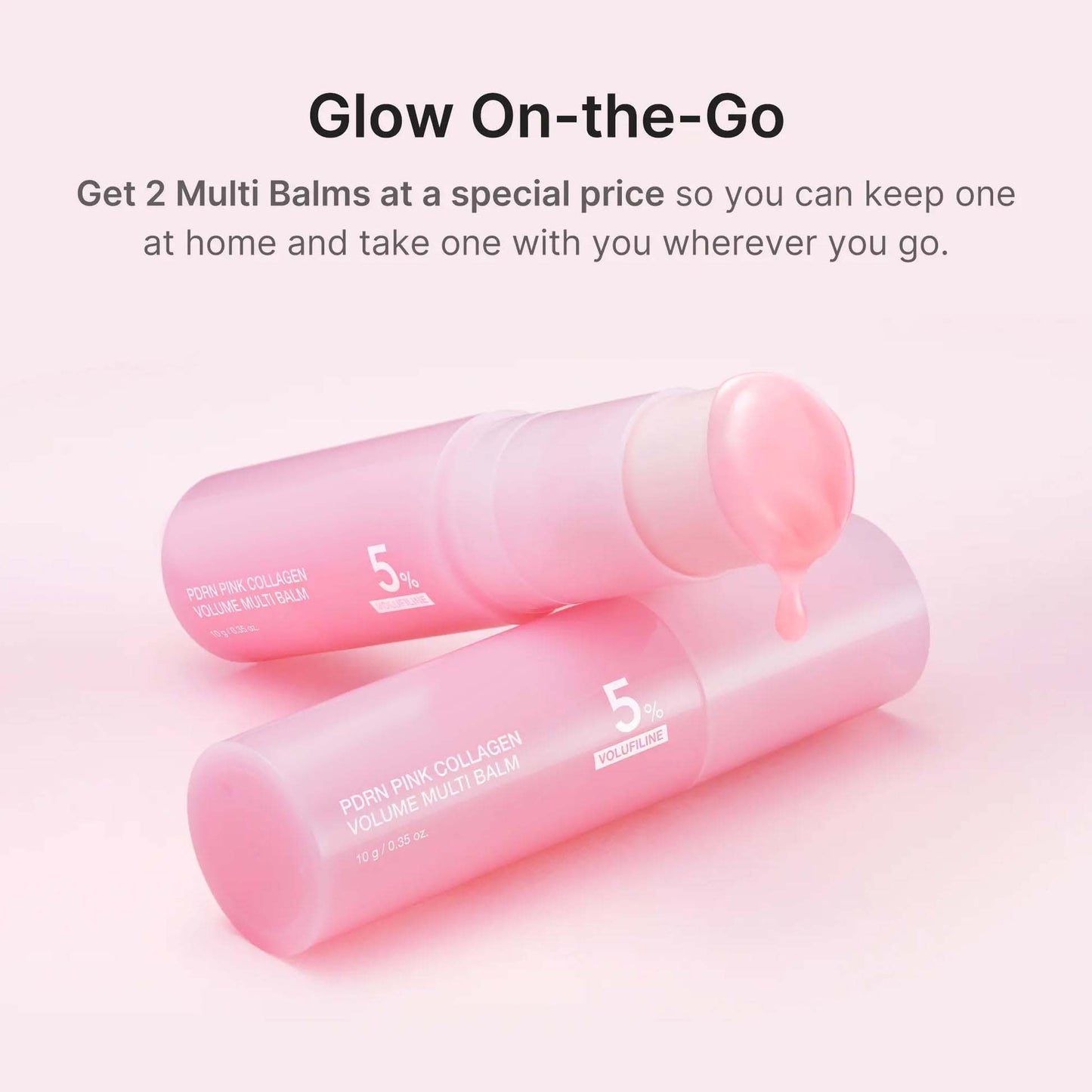 🔥LAST DAY 60% OFF-Korean PDRN Pink Collagen Volume Multi Balm