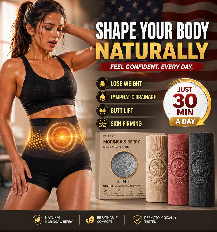 PAURAJU® Micro-Particle Sculpting & Fat-Burn Shorts