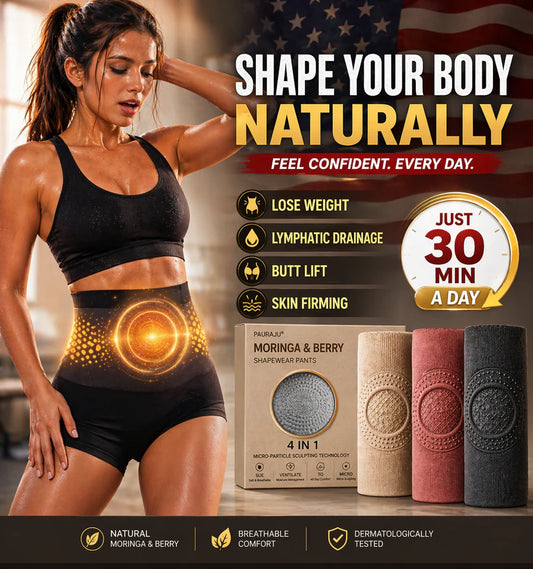 PAURAJU® Micro-Particle Sculpting & Fat-Burn Shorts