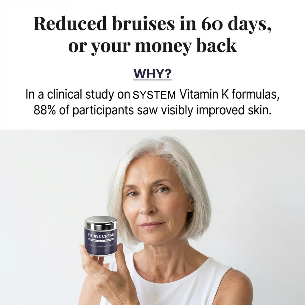 A Gentle Cream That Helps Reduce Bruises on Thin, Fragile Skin
